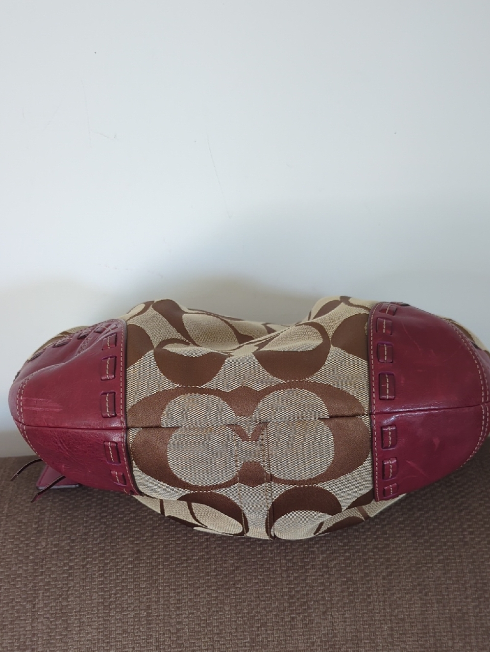 Coach 12227 Ergo Canvas Hobo Shoulder Bag - Picture 14 of 16